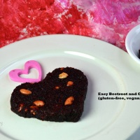 Easy Beetroot and Carrot Fudge/ Halwa- Valentine's Day Special (Gluten-free, Vegan)